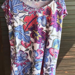 Talbots T Pretty Floral Top